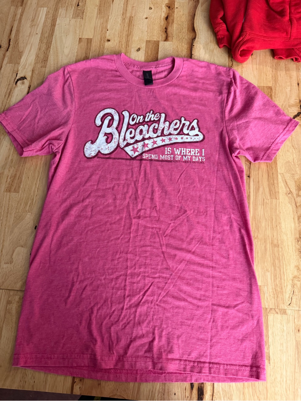 Pink Graphic Short Sleeve Tee - On the Bleachers
